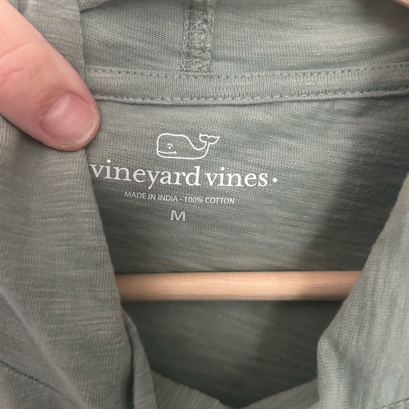 Vineyard Vines Sage Green Hoodie tee - Picture 3 of 7